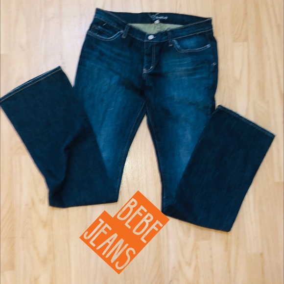 bebe Denim - BeBe women  cute blue denim jeans waist size 31 (Smoke Free Home)